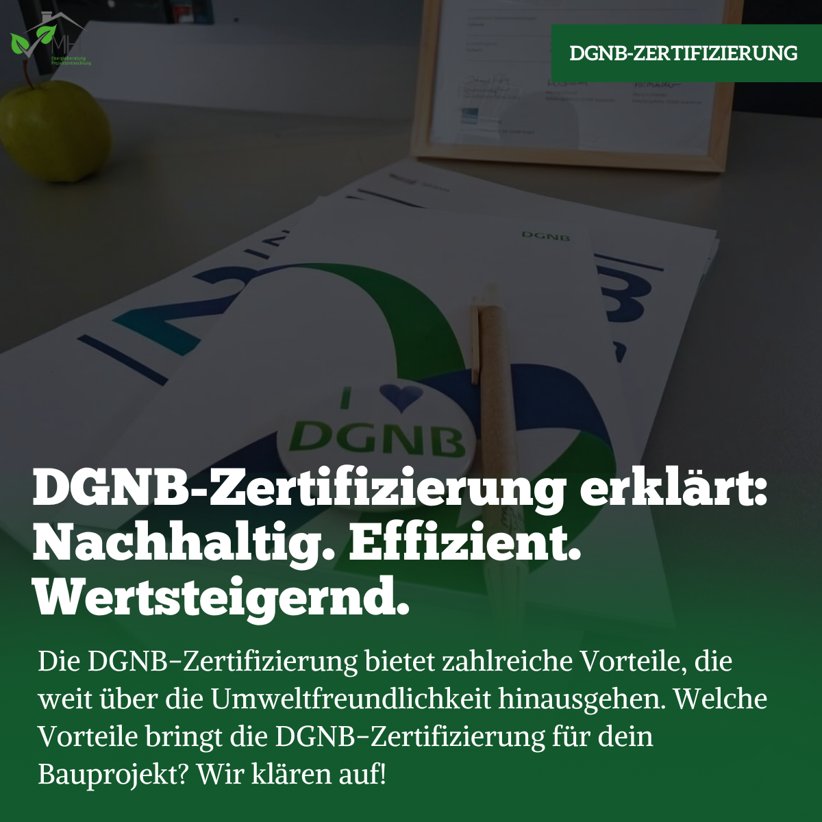 DGNB-Zertifizierung erklärt: Nachhaltig. Effizient. Wertsteigernd.