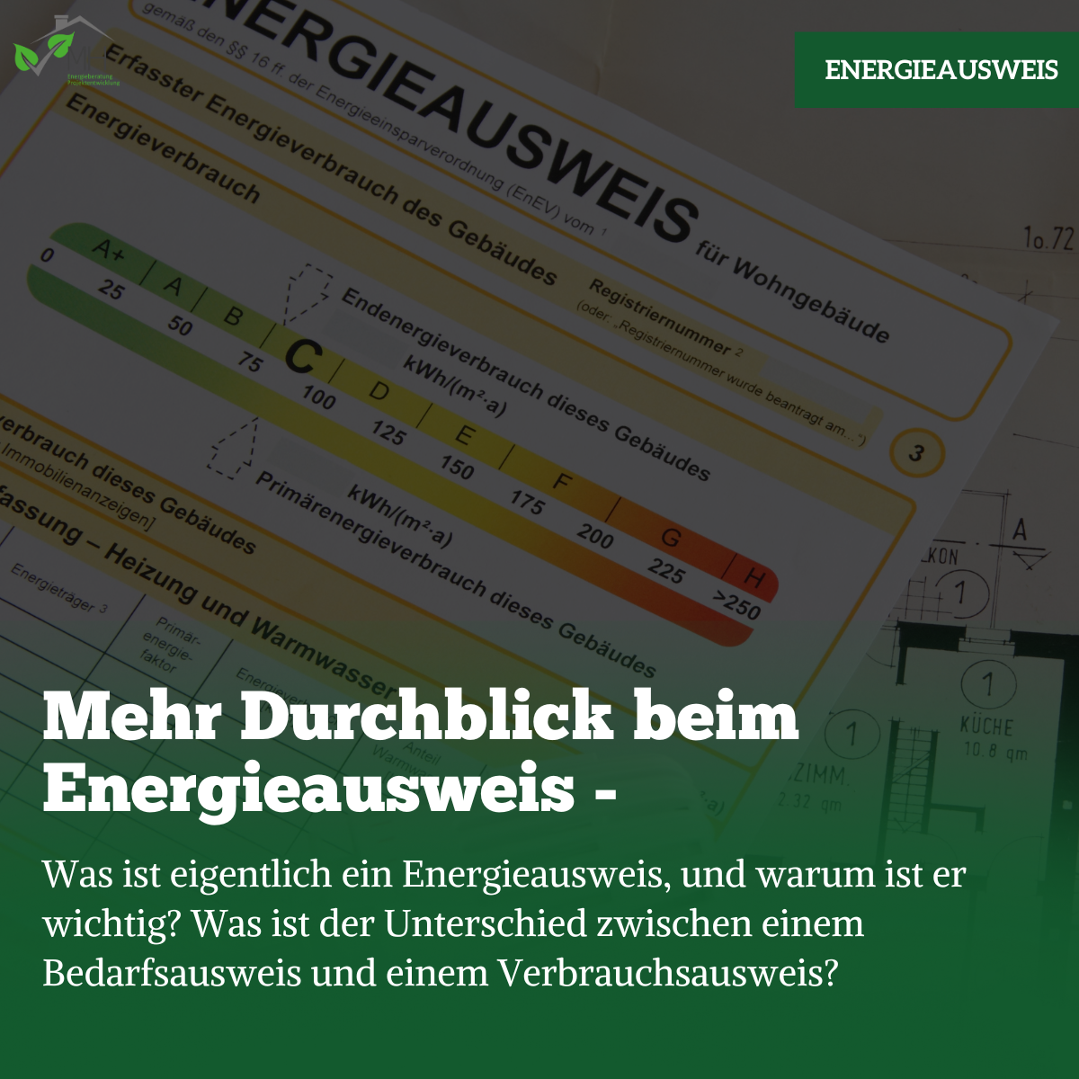 Mehr Durchblick beim Energieausweis